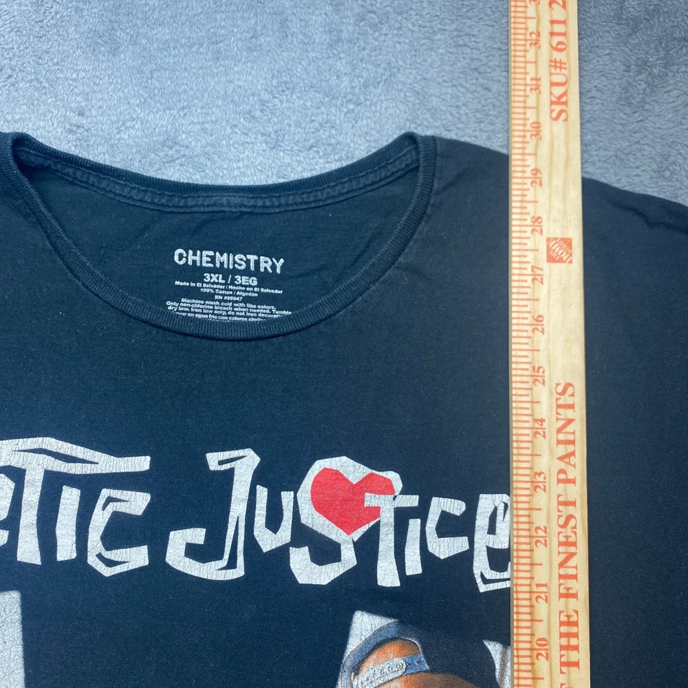 Tupac Tshirt Mens 3XL Black Poetic Justice Shakur 90s Movie Tee Chemistry - Picture 5 of 6
